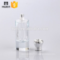 100ml cylinder glass perfume bottle with custom caps